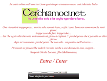 Tablet Screenshot of cerchiamoci.net